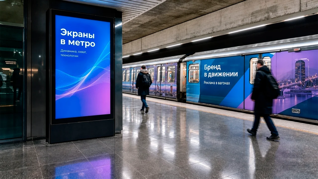 Какой формат рекламы в метро выбрать
